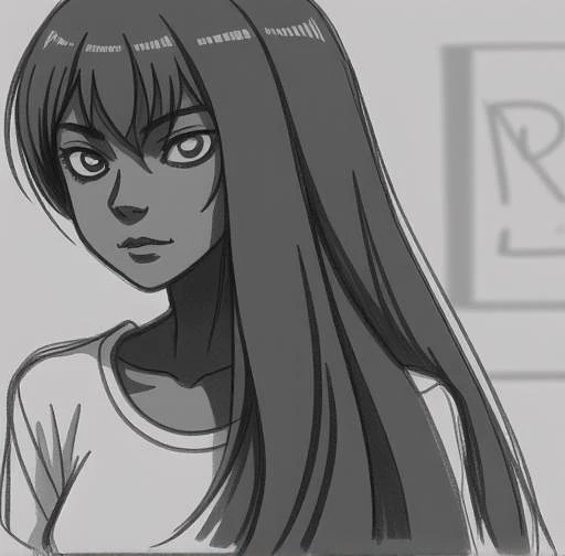 Featured image #4 for Mostly Black and White Hidream LoRA