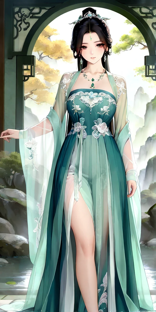 Featured image #2 for Hanfu ( green color)
