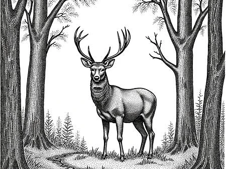 Featured image #3 for Flux LoRA Stippled Illustration