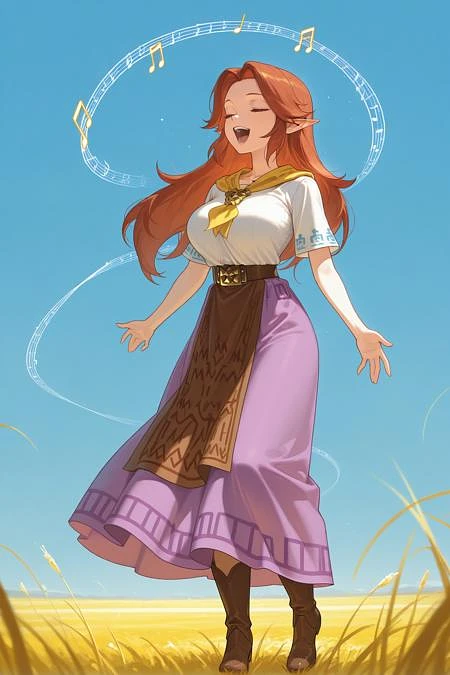 Featured image #4 for Adult Malon/Cremia/マロン (The Legend of Zelda: Ocarina of Time/Majora's Mask) SDXL LoRA [Illustrious]
