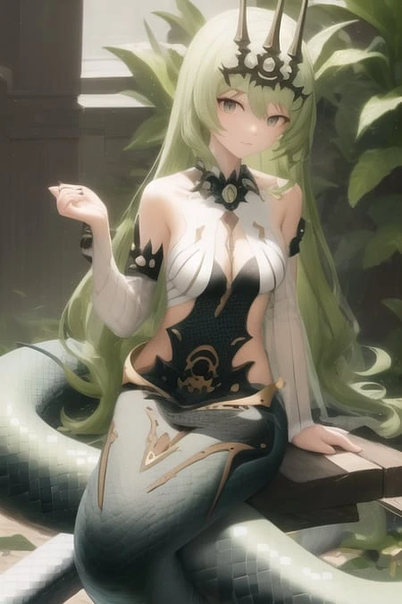 Featured image #2 for snake-style model 蛇尾风格巨型lora泛化模型