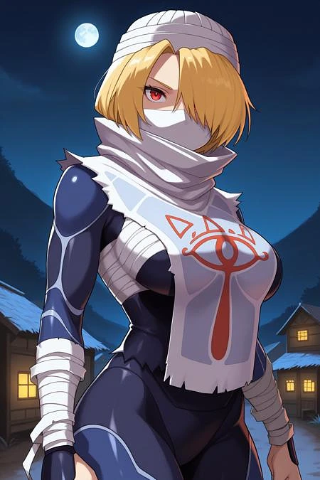 Featured image #1 for Sheik/シーク (The Legend of Zelda: Ocarina of Time) SDXL LoRA [Illustrious]