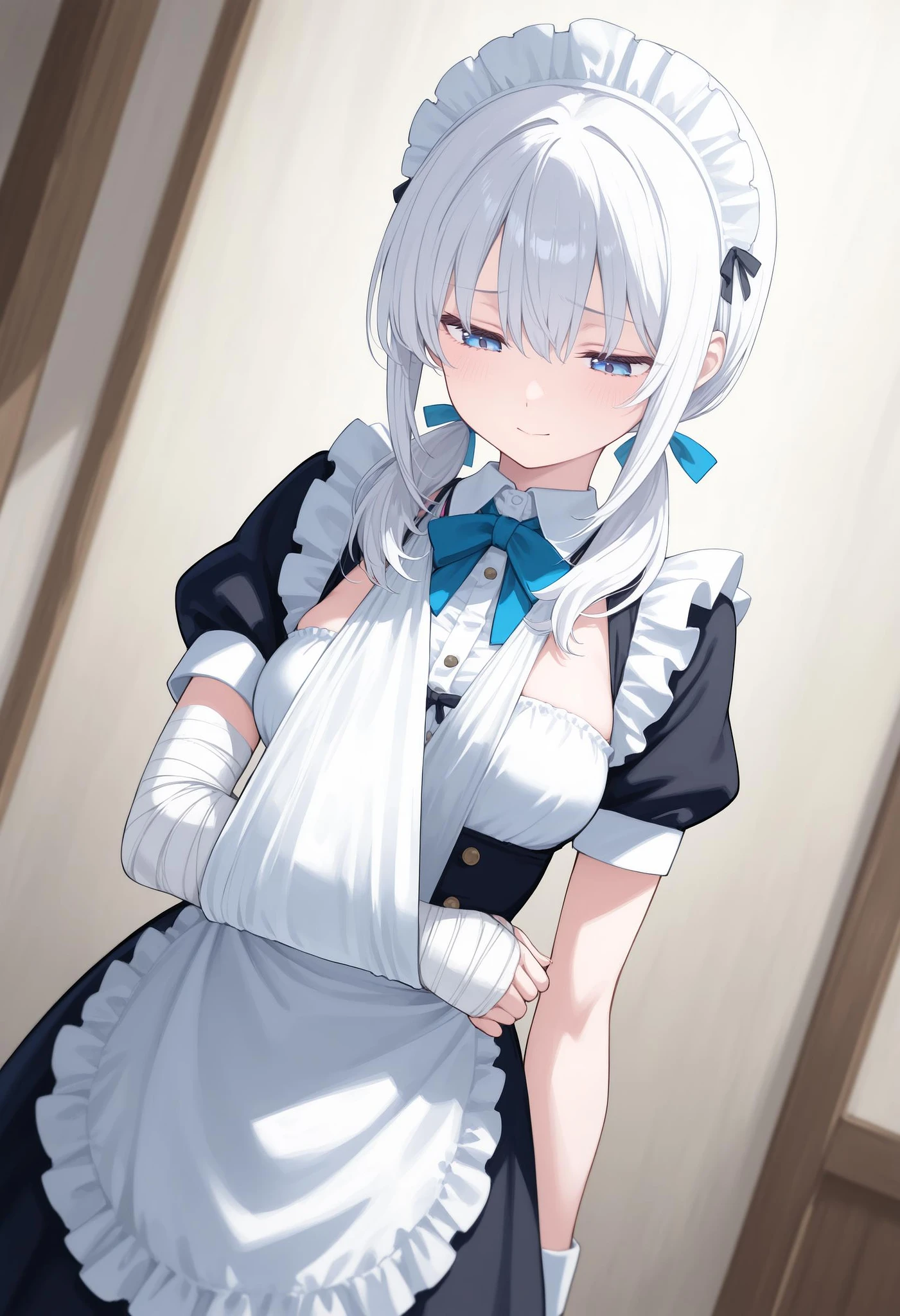 Featured image #1 for [Illust&XL] arm sling / bandaged arm / 骨折 / ギプス / 包帯
