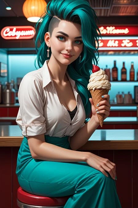 Featured image #5 for Young Rogue from Cyberpunk 2077 [Pony]