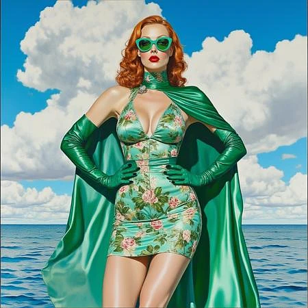 Featured image #1 for Aquamarine Pinup