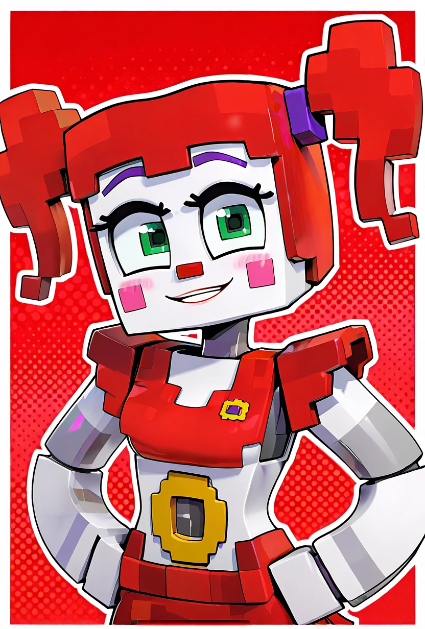 Featured image #1 for Circus Baby -- ZAMination Fazbear and Friends Minecraft /  FNAF / Five Nights at Freddy's  Noob + Pony+1.5+Illustrious