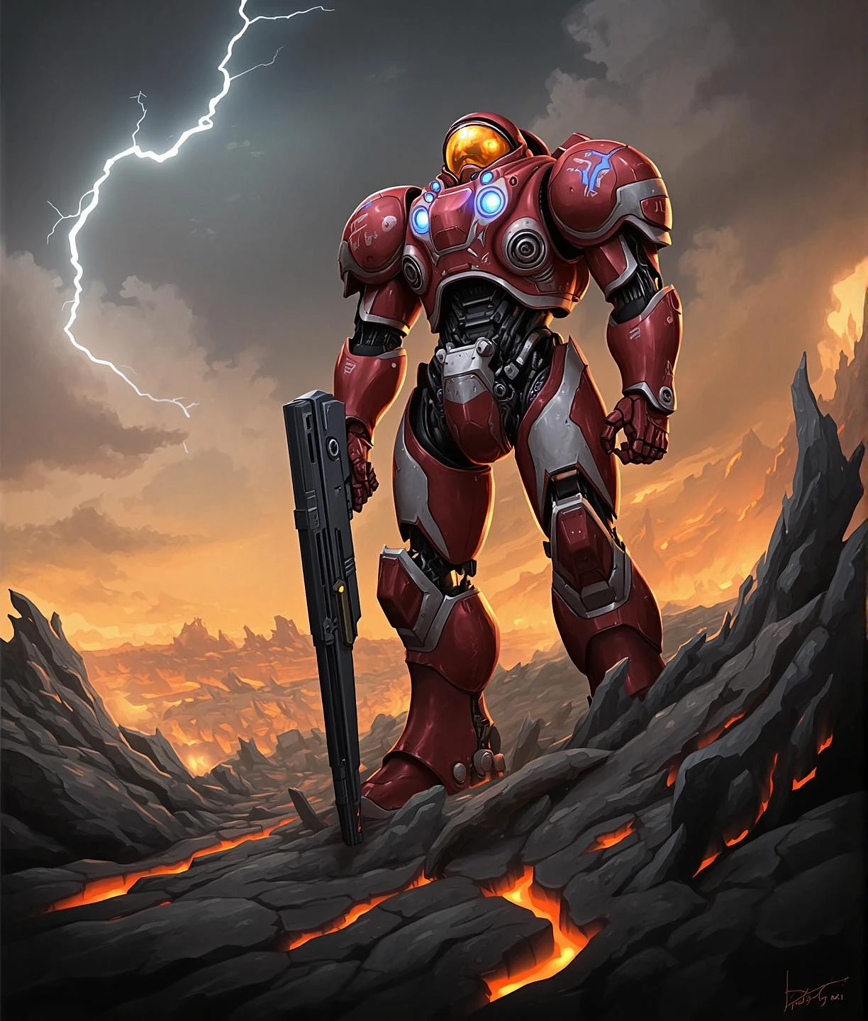 Featured image #2 for Terran Marine - Starcraft (Flux)