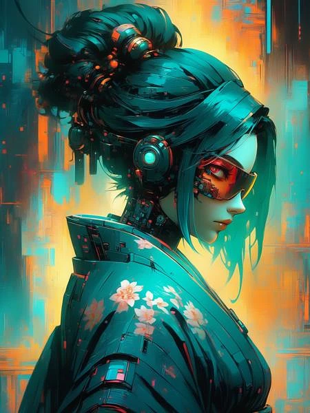 Featured image #6 for Neon Cyberpunk Impressionism FLUX, SDXL, Pony & SD1.5