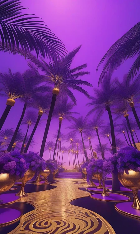 Featured image #3 for Purple & Gold