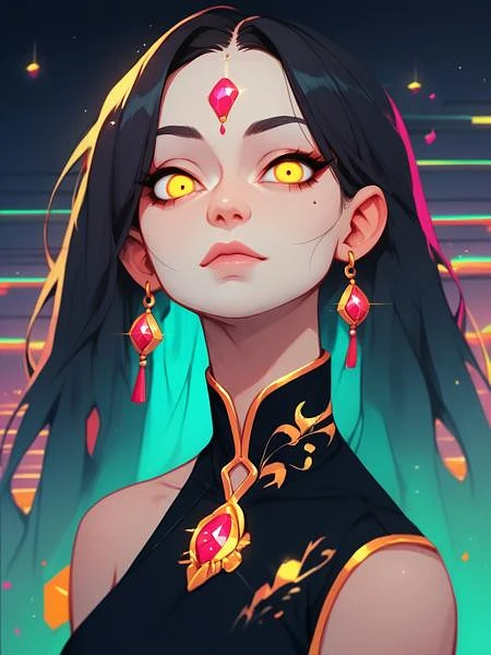 Featured image #3 for Vibrant Vaporwave Style - PonyXL