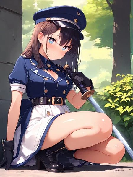 Featured image #4 for ミリタリードレス/military uniform(XL,pony)