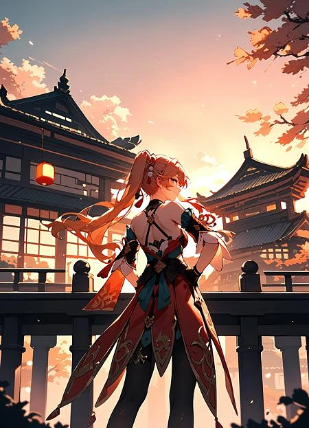 Featured image #3 for [SD1.5 & PONY] Honkai Star Rail - Guinaifen | 桂乃芬