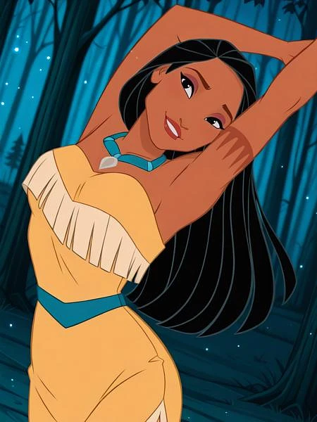 Featured image #1 for Pocahontas - Disney Princess - | Illustrious XL | PONY XL | SD 1.5 | - by YeiyeiArt