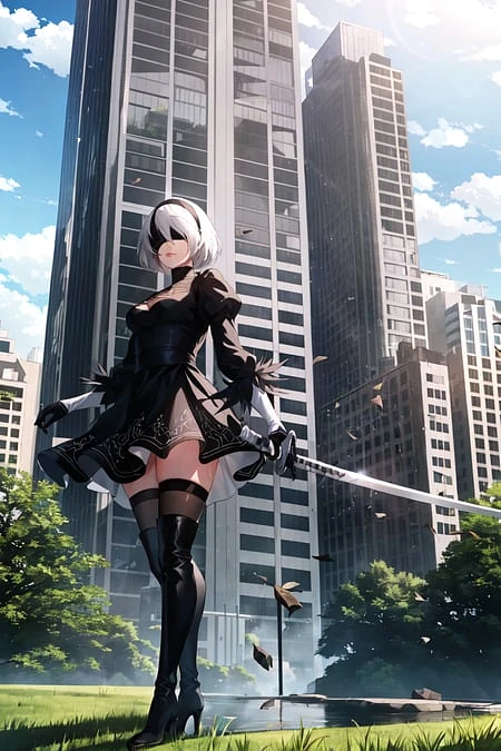 Featured image #4 for 2B (NieR:Automata) LoRA / YorHA edition