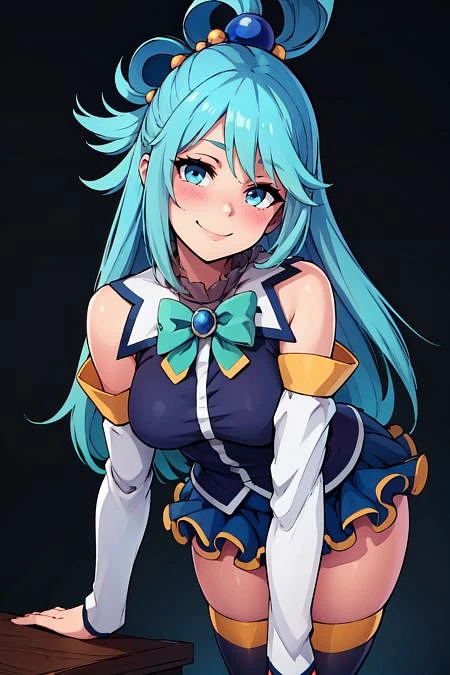 Featured image #6 for Aqua: Axis Goddess | アクア (Konosuba) [Pony & SD1.5]