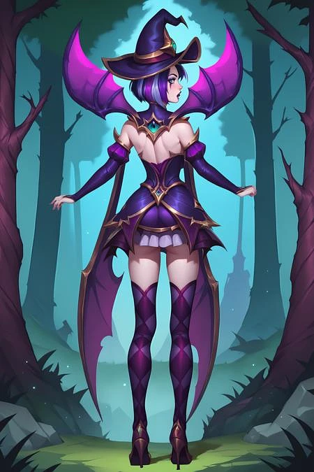 Featured image #5 for Bewitching Leblanc (League of Legends) - Comission LoRA PonyXL [NSFW Support]