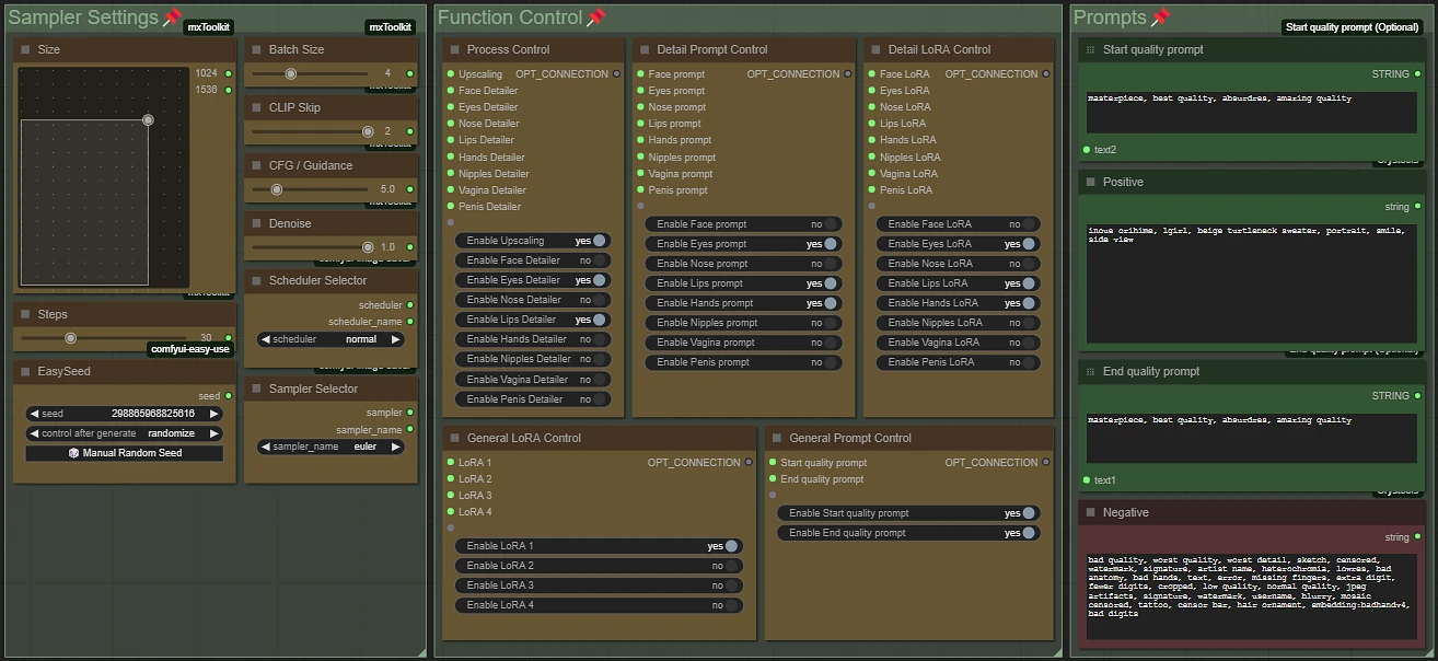 Featured image #2 for ComfyUI Detailer(ADetailer) All-in-One [Illustrious, Pony, SDXL]