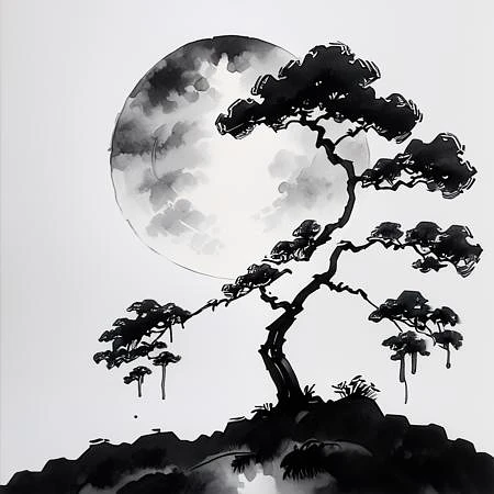 Featured image #6 for Zen Ink Wash Sumi-e (SDXL, Pony, Flux)