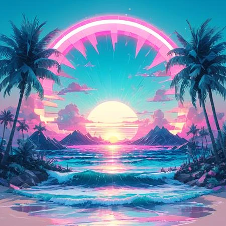 Featured image #5 for Vaporwave (SDXL, Pony)