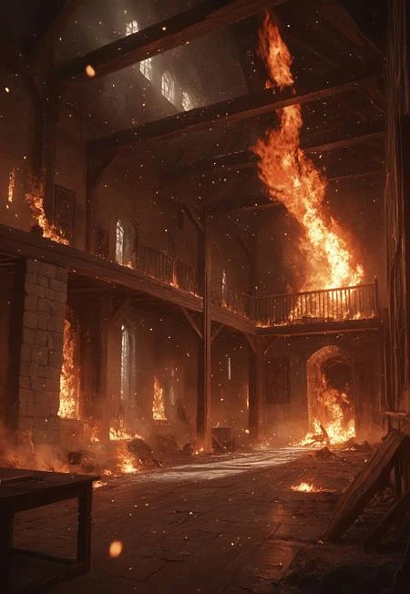 Featured image #1 for Burning Castle Inselgard (Fantasy) (Fairy Tails PACK)