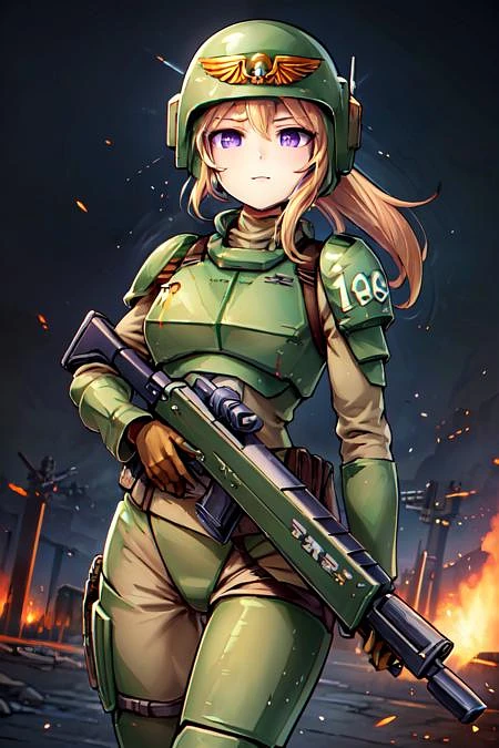 Featured image #6 for Cadia Chan: The planet broke before the Guard did (Warhammer 40k) [Pony & SD1.5]