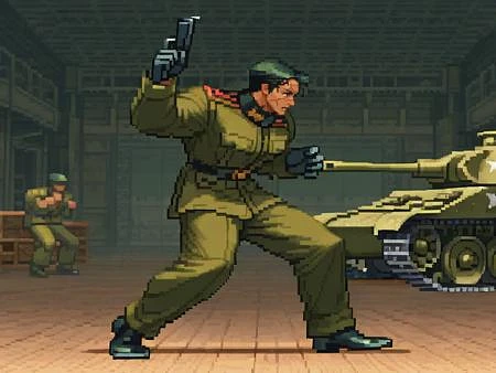 Featured image #3 for Retro Game (CPS II) - Pixel Art - STYLE - | Illustrious XL | Pony XL | - By YeiyeiArt