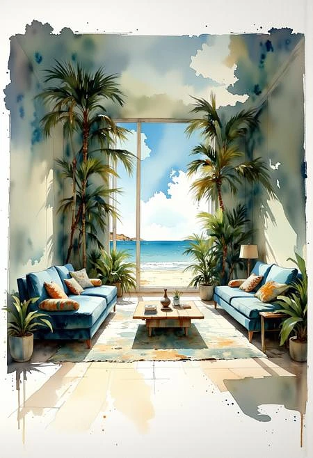 Featured image #5 for Watercolor painting Fx