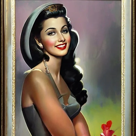 Featured image #3 for Pinup768 - Create vintage patriotic pinups easily! A Model 2.x Embedding by SoCalGuitarist