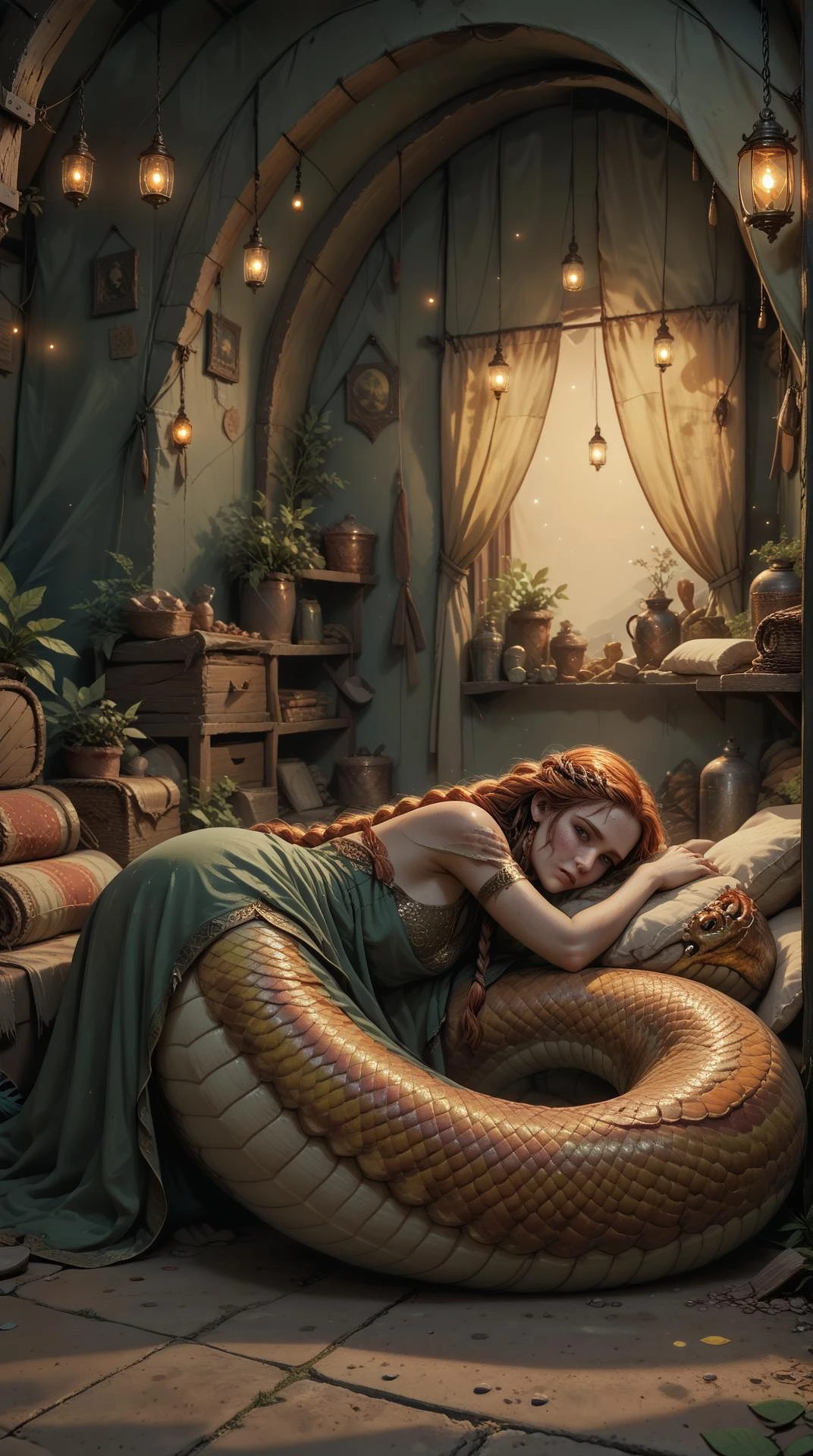 Featured image #3 for Naga - Snake Creature Concept - PDXL