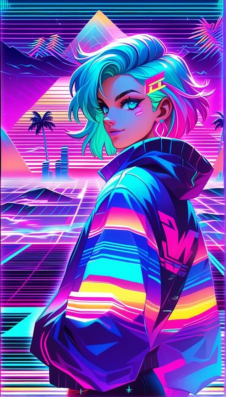 Featured image #4 for Synthwave Pony
