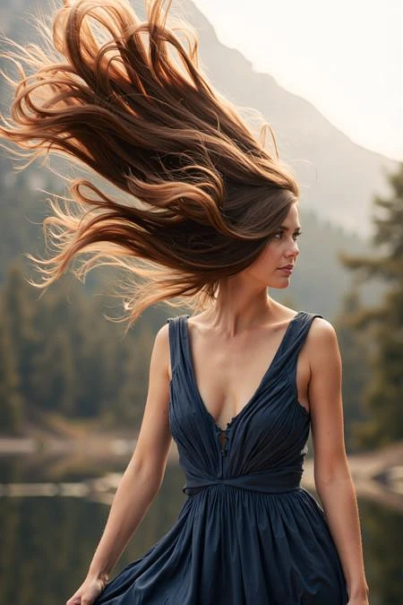 Featured image #4 for Hair Flow - (Flux + Illustrious + Pony)