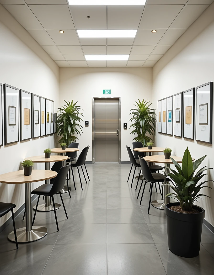Featured image #2 for modern office break area illu