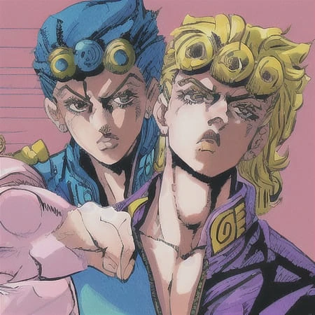Featured image #1 for Hirohiko Araki JoJo cover art LORA
