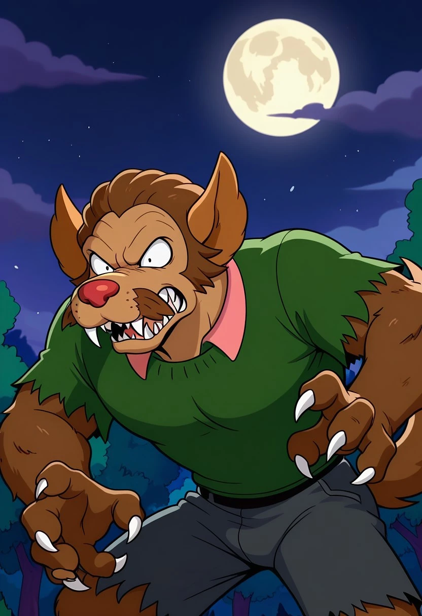 Featured image #4 for Werewolf Flanders | The Simpsons