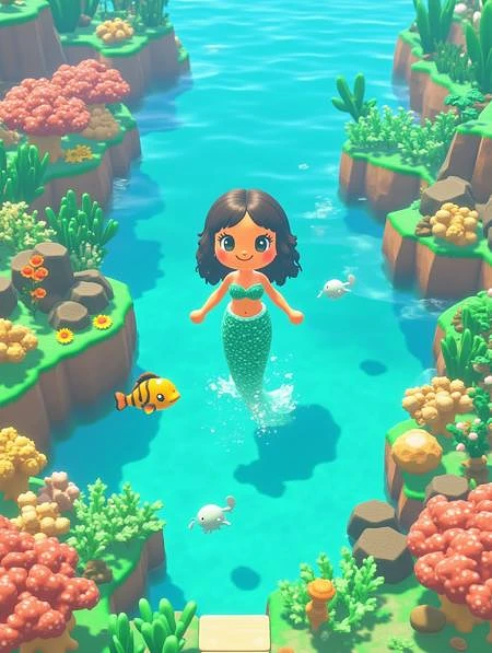 Featured image #3 for 【Game Assets】 Cartoon-style 3D isometric background assets for small games FLUX