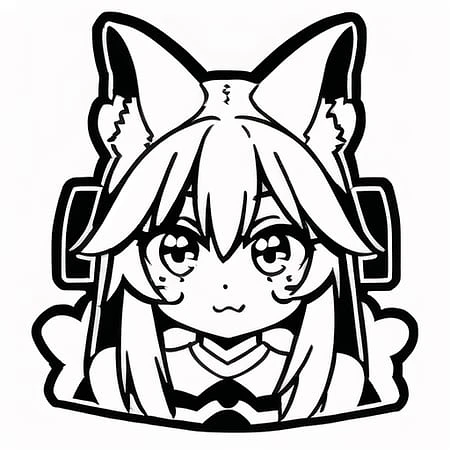 Featured image #4 for Vynstick  BW vinyl sticker LORA