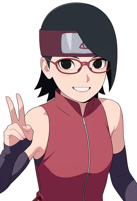 Featured image #1 for Sarada Uchiha - Boruto: Naruto Next Generations - IllustriousXL - Noob LORA