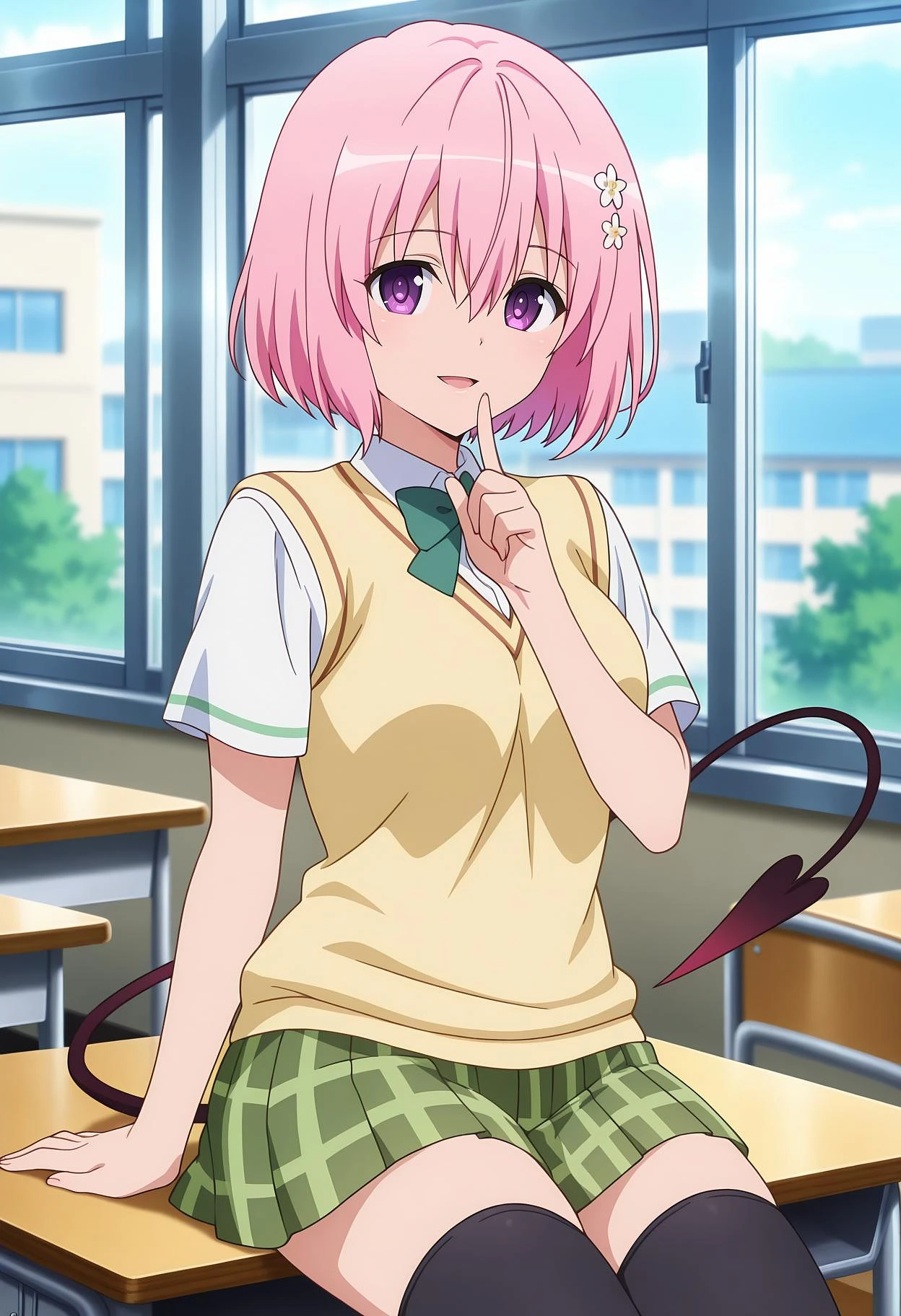 Featured image #1 for Momo Velia Deviluke [9 outfits] | Illustrious | To LOVE-Ru
