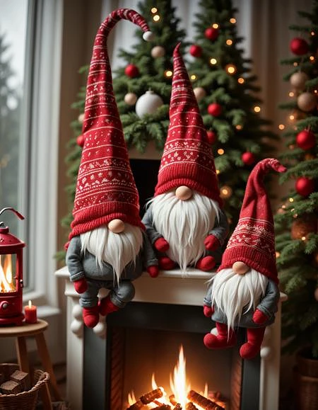 Featured image #6 for Festive Gnome with Covered Face - Tomte - Nisse