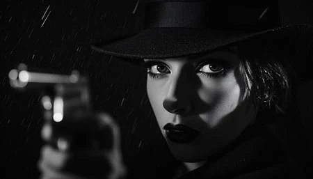 Featured image #1 for 50s Noir Movie (SD 1.5, SDXL, Pony, Flux)