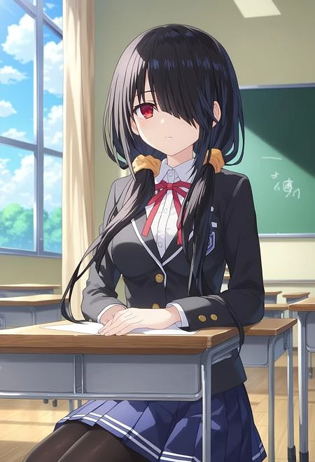 Featured image #5 for Kurumi Tokisaki: Date A Live | (時崎 狂三)  (デート・ア・ライブ) | PonyXL Lora | Anime