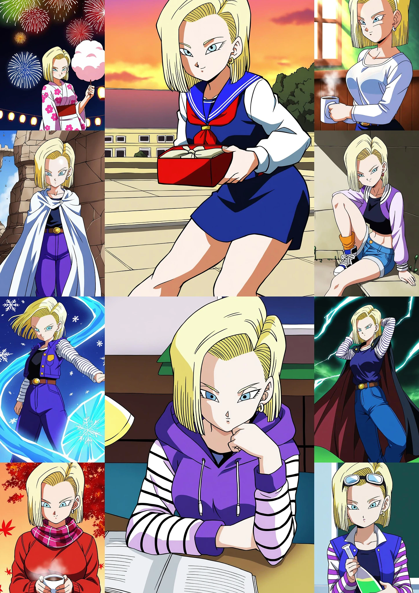 Featured image #1 for Android 18 - Dragon Ball Z / Super - SDXL / PONY / SD15 - UPDATE