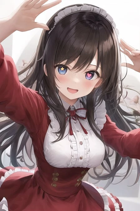 Featured image #4 for ❤️Heart & Star⭐ Shaped Pupils Inpaint - LoRA