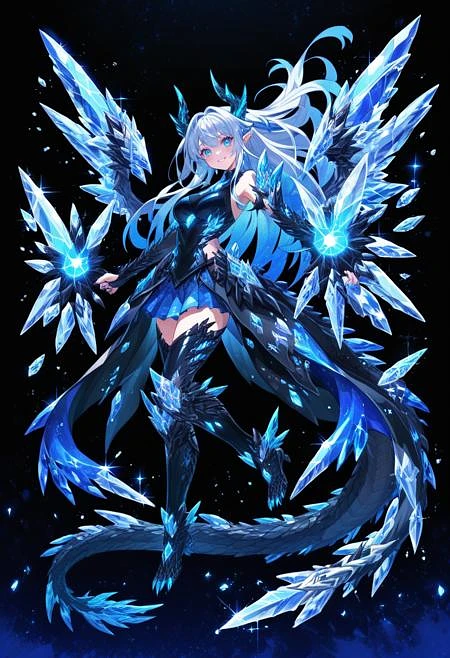 Featured image #3 for Futtora's Crystal Dragon Girl Lora