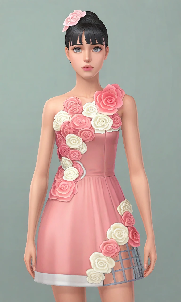 Featured image #5 for The Sims 3 Rose Dress