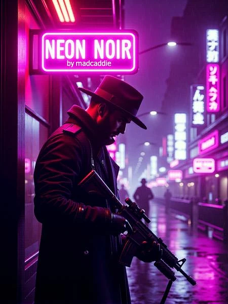 Featured image #1 for Neon Noir FLUX, SDXL & Pony