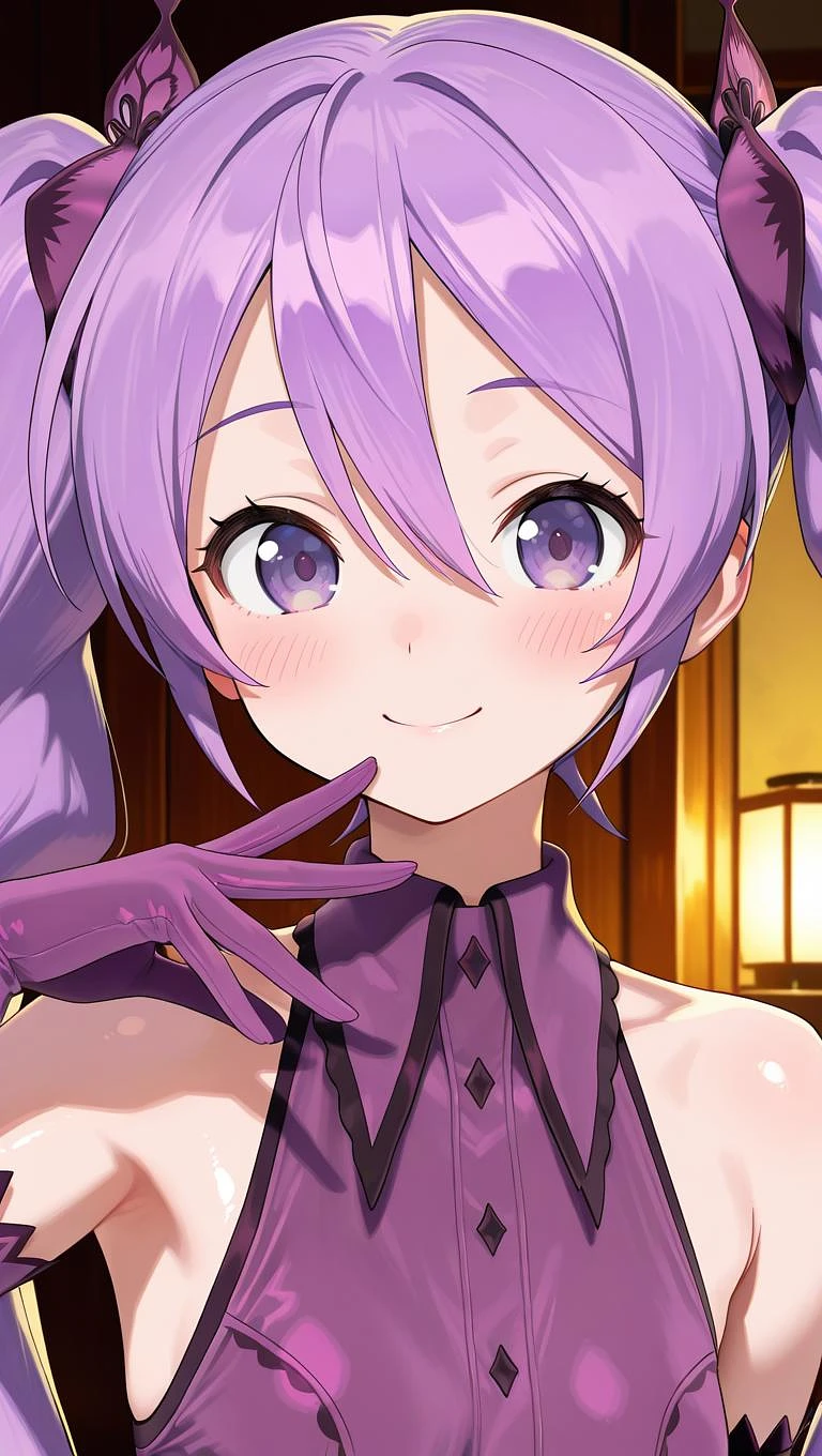 Featured image #4 for 初音未来 紫罗兰蝴蝶-博歌乐（Hatsune Miku Violet Butterfly-Vocaloid）