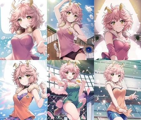 Featured image #3 for Mina Ashido - MHA (NO BLACK SCLERA)