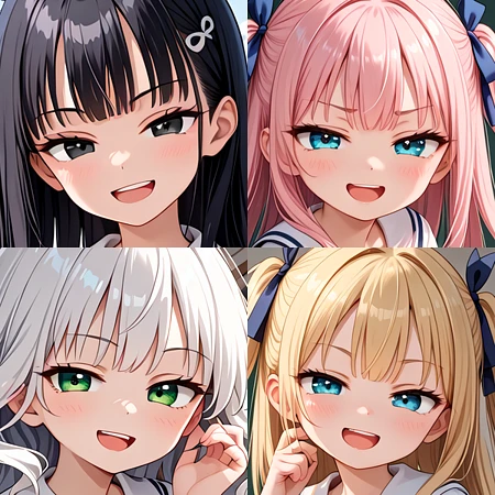Featured image #1 for [SDXL] Smirking eyes / にやにやした目