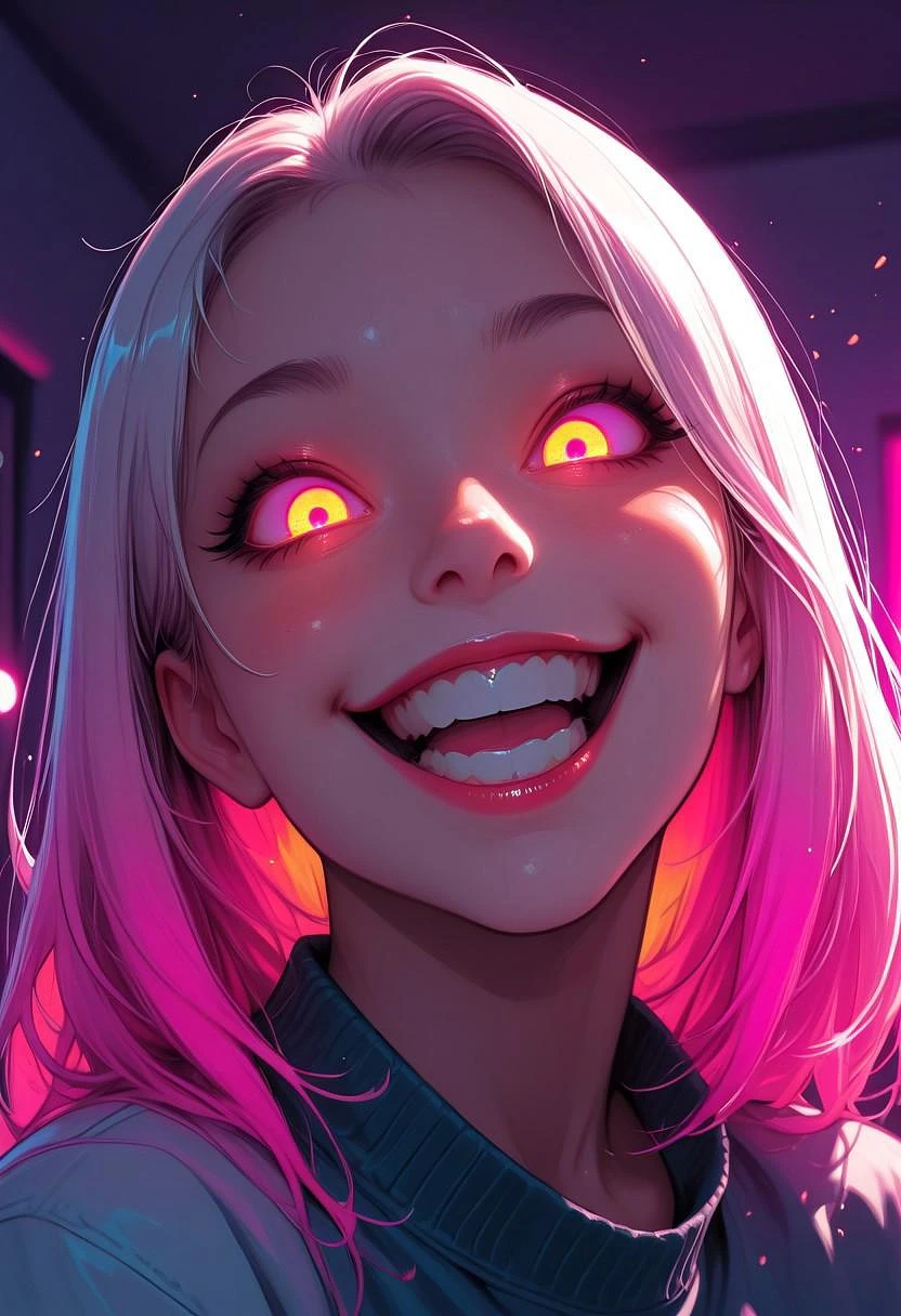 Featured image #4 for Uncanny smiles , Crazy & smug Expressions Gradient - Experimental